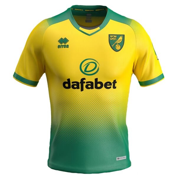 Tailandia Camiseta Norwich City errea Replica Primera Ropa 2019/20 Verde